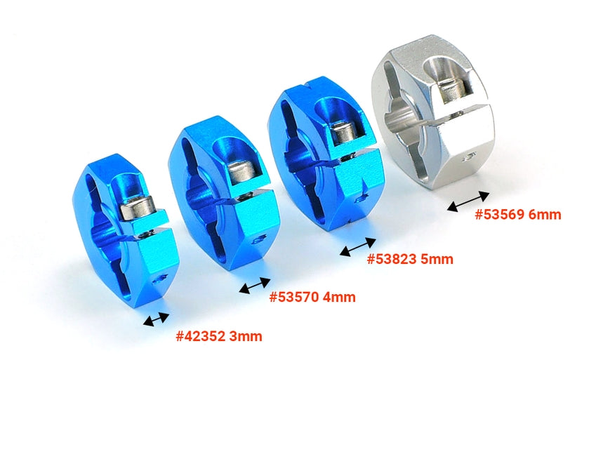 Tamiya Hop-Up Options 53569 6mm Thick Clam Type Aluminum Wheel Hub