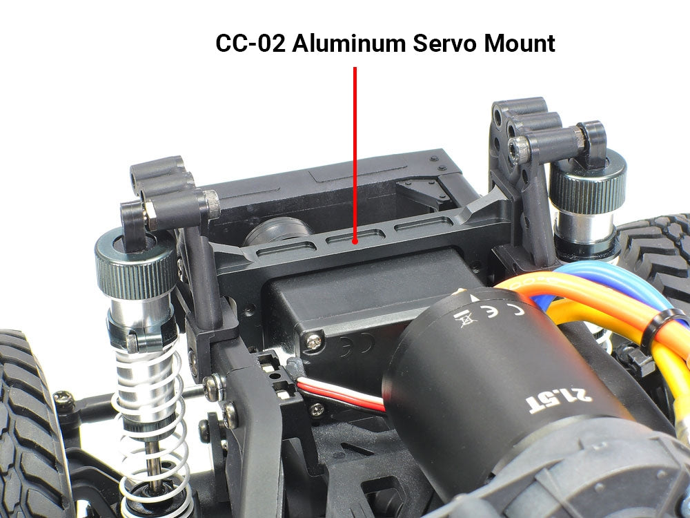Tamiya Hop-Up Options 22002 CC-02 Aluminum Servo Mount