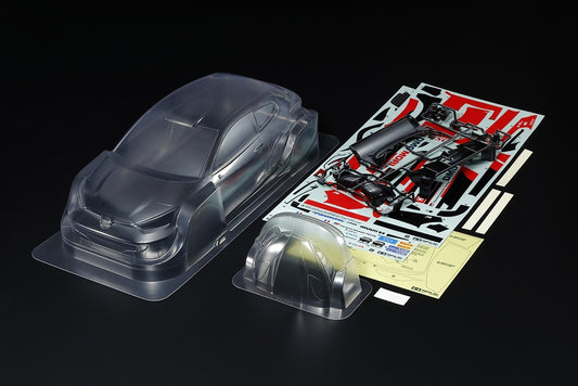 Tamiya 1/10 51707 Toyota GAZOO Racing WRT/ GR YARIS Rally1 HYBRID Clear Body Parts Set