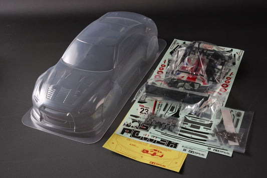 Tamiya 1/10 51453 Sumo Power GT Nissan GT-R Clear Body Parts Set