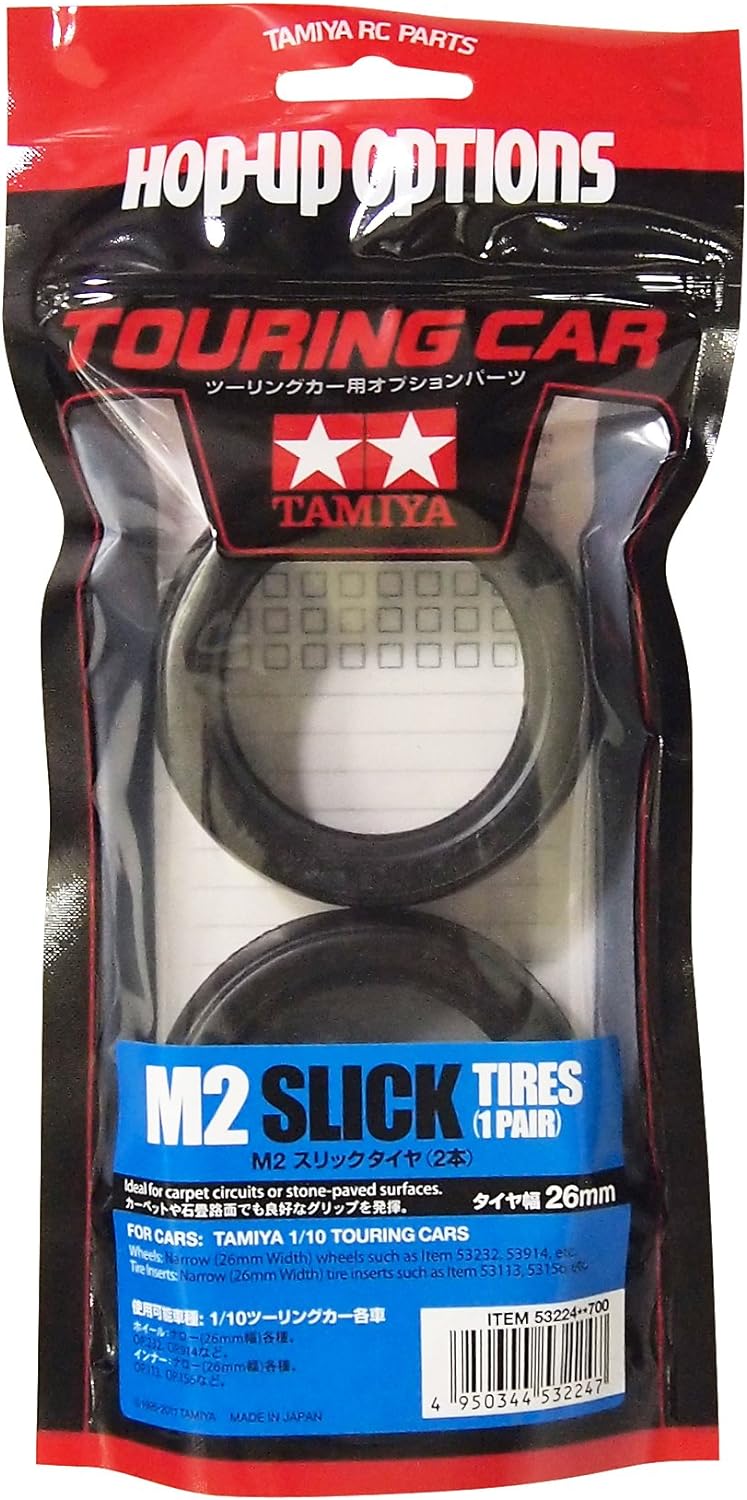 Tamiya Hop-Up Options 53224 26mm M2 Slick Tires