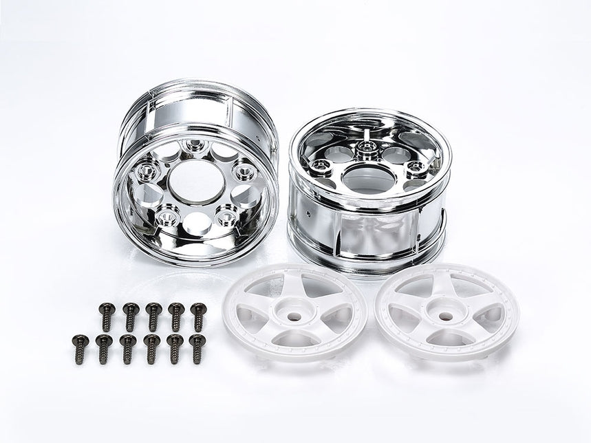Tamiya Spare Parts 50673 5-Spoke 2-Piece Wheels Wide