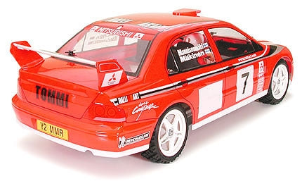 Tamiya 1/10 RC 50927 Mitsubishi Evolution VII WRC Clear Body Parts Set