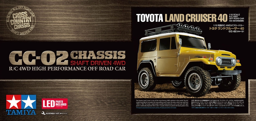Tamiya 1/10 RC 58715 Toyota Land Cruiser 40 CC-02