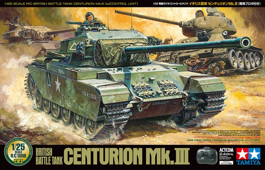 Tamiya 1/25 RC 56604 British Battle Tank Centurion MK.III With Control Kit