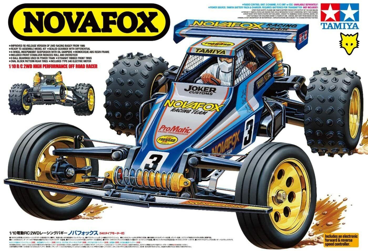 Tamiya 1/10 RC 58577 Novafox 2WD Buggy