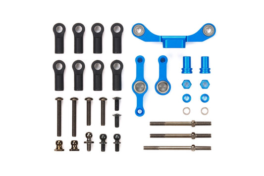 Tamiya Hop-Up Options 54965 TT-02 TYPE-S Aluminum Steering Set ( Long Tie-Rod )