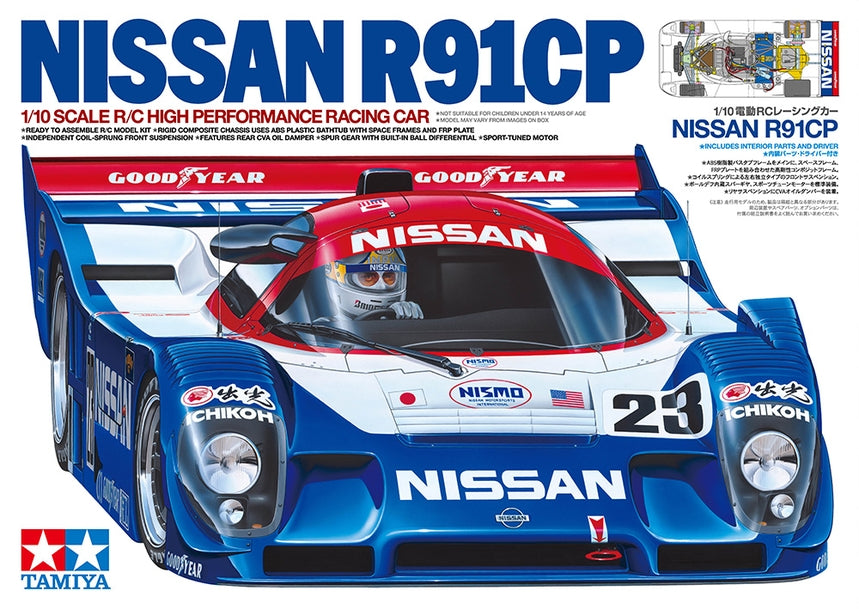 Tamiya 1/10 RC 47531 Nissan R91CP