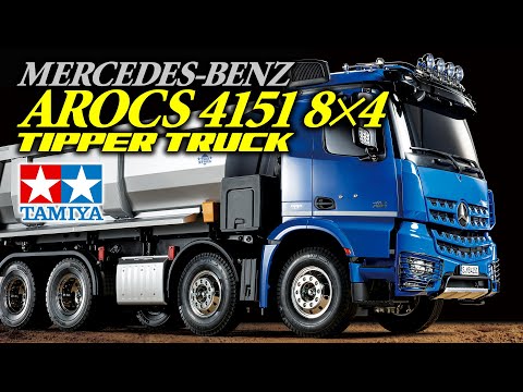 Tamiya 1/14 RC 56366 Mercedes Benz Arocs 3348 Blue Tipper Truck